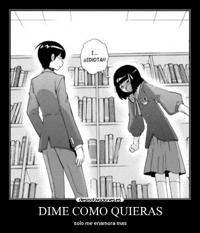 carteles anime manga kami nomi shiru sekai desmotivaciones