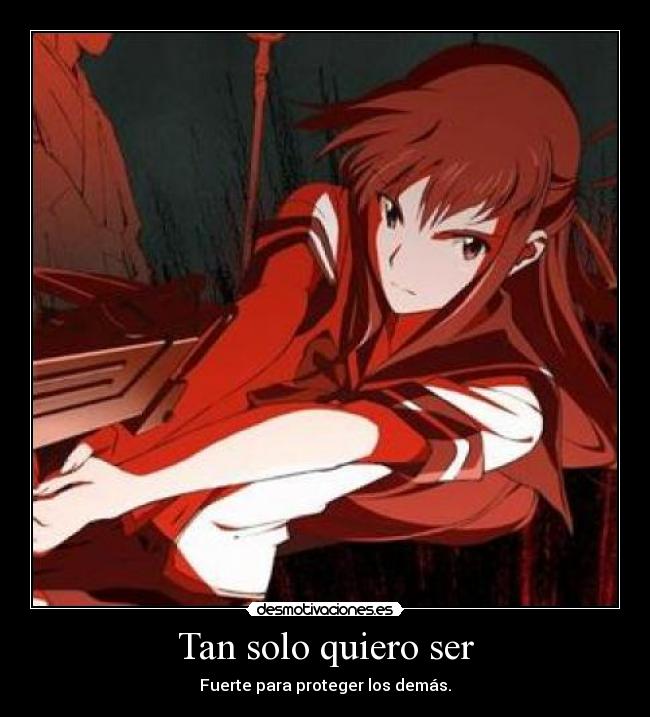 Tan solo quiero ser - Fuerte para proteger los demás.