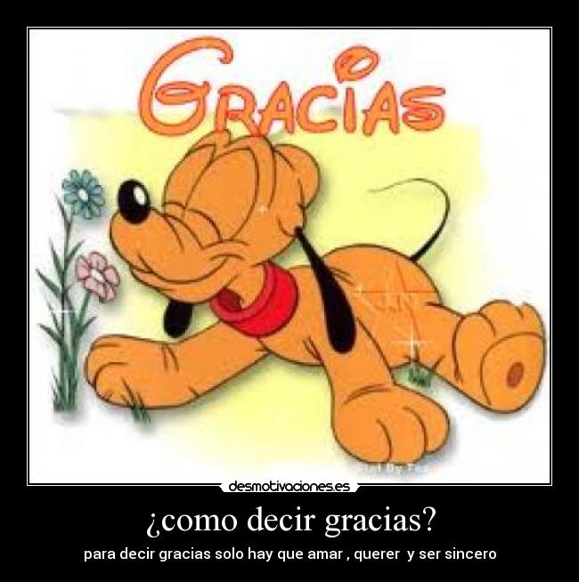 ¿como decir gracias? - 