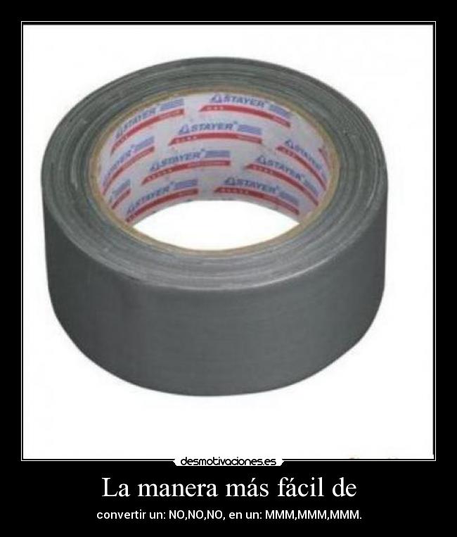 La manera más fácil de - convertir un: NO,NO,NO, en un: MMM,MMM,MMM.