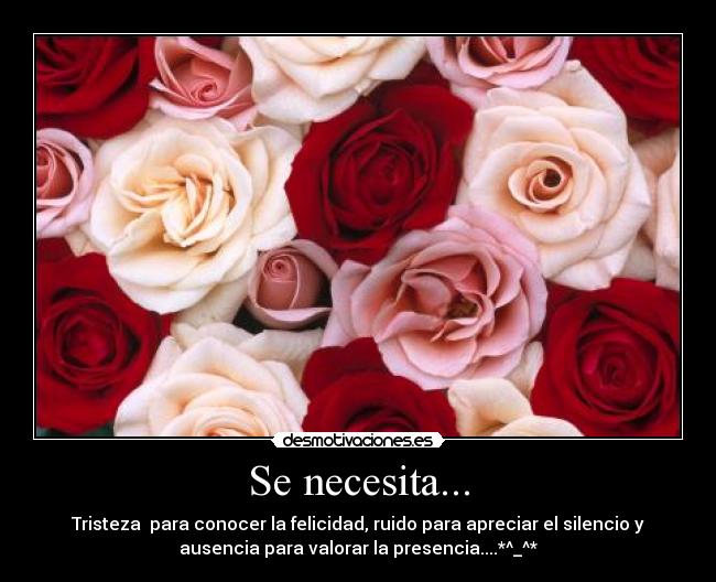 Se necesita... -