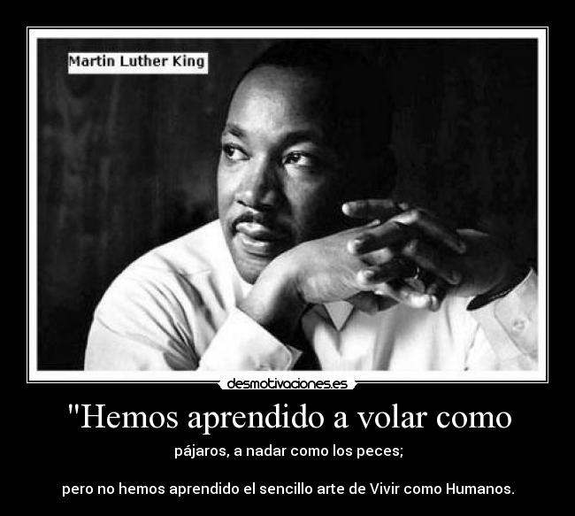 carteles martin luther king desmotivaciones