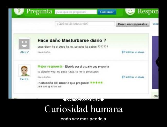 Curiosidad humana -