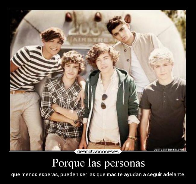 Porque las personas -