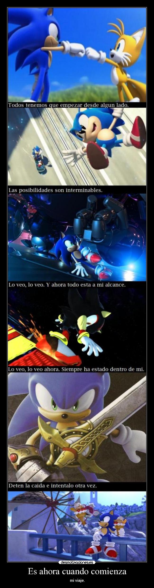 Es ahora cuando comienza - mi viaje.