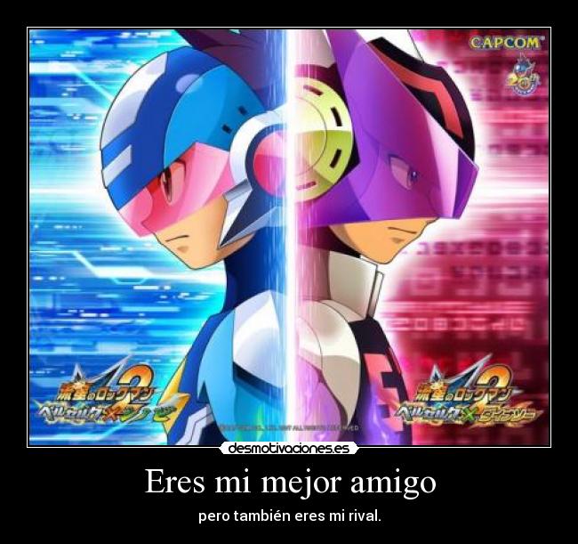 Eres mi mejor amigo - pero también eres mi rival.