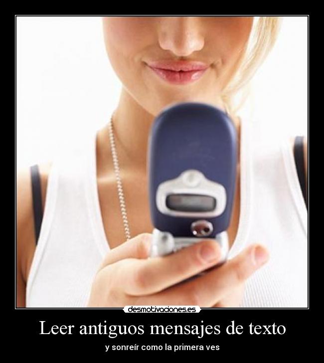 Leer antiguos mensajes de texto - 
