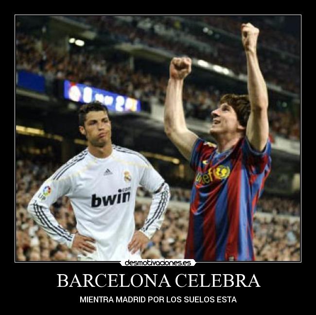 BARCELONA CELEBRA - MIENTRA MADRID POR LOS SUELOS ESTA