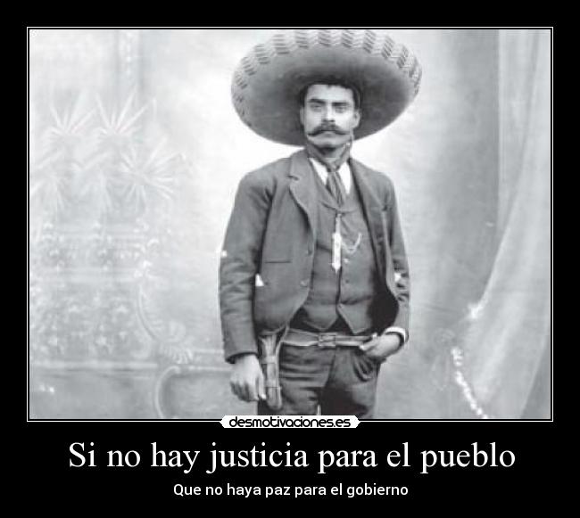 Si no hay justicia para el pueblo - 