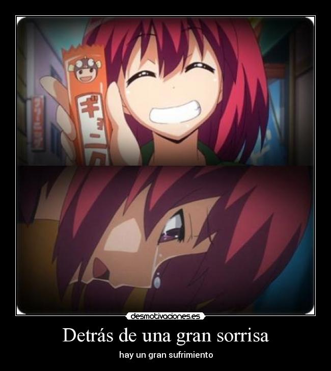 Detrás de una gran sorrisa -