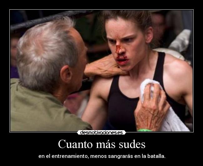 carteles lucha batalla sangre pero que chupan los vampiros hahaha pelicula million dollar odio las etis desmotivaciones