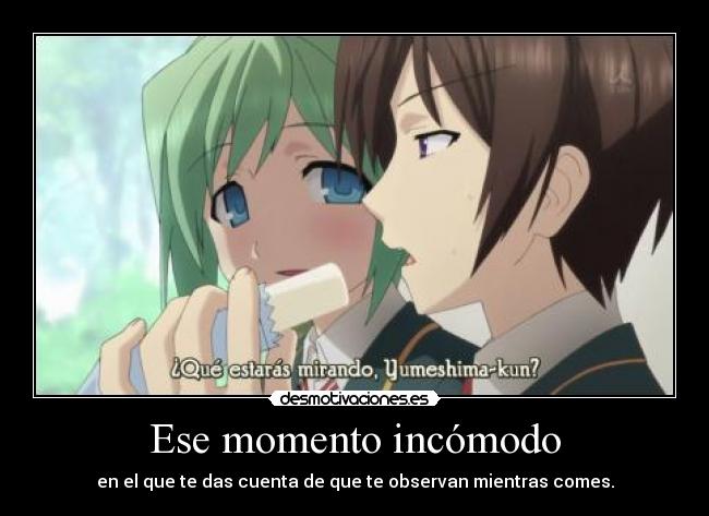 Ese momento incómodo -