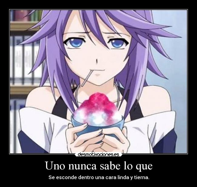 Uno nunca sabe lo que - Se esconde dentro una cara linda y tierna.