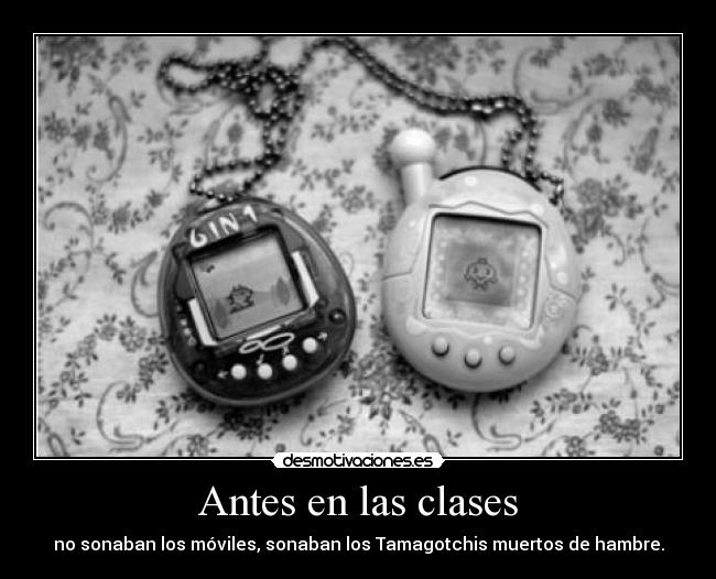 Antes en las clases -