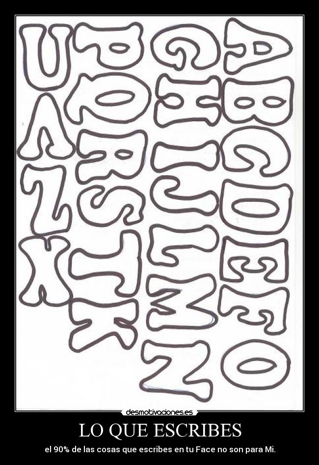 carteles escribes desmotivaciones