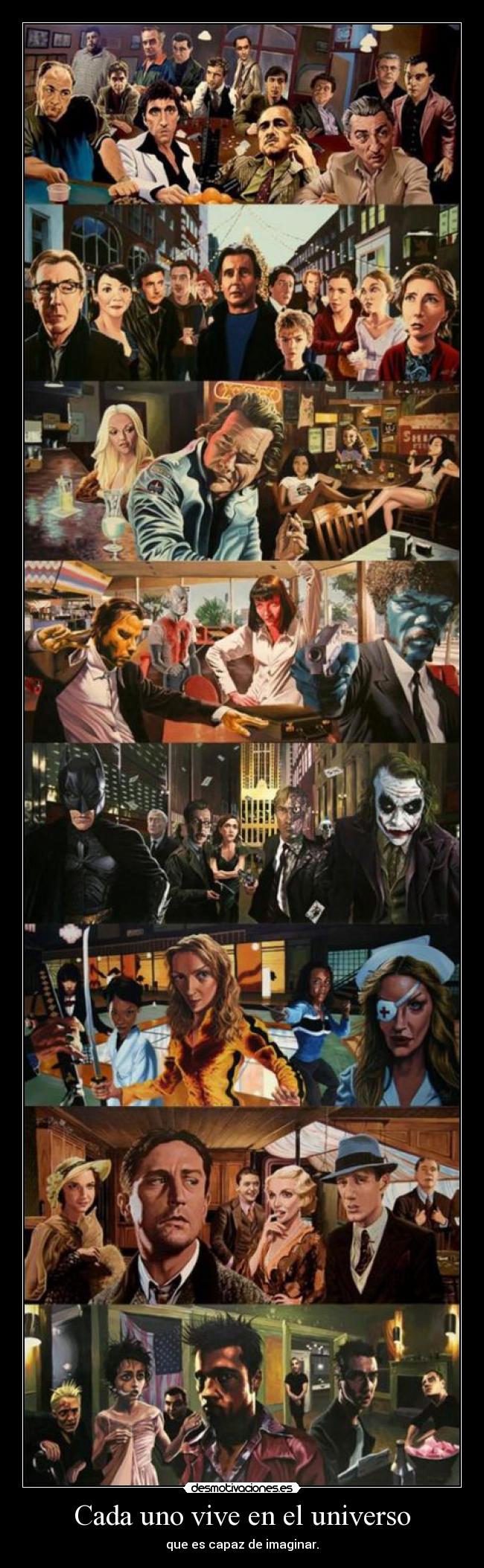 Cada uno vive en el universo -