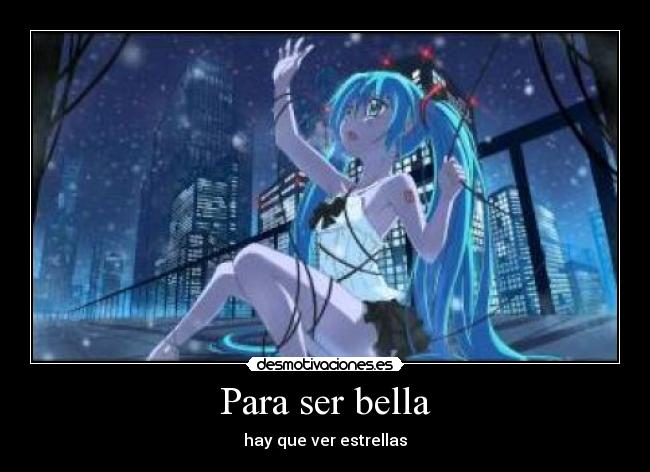 Para ser bella -