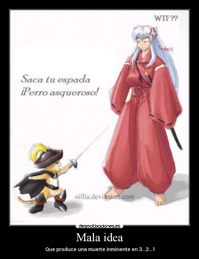 Mala idea - Que produce una muerte inminente en 3...2...1