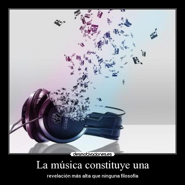 La música constituye una - 