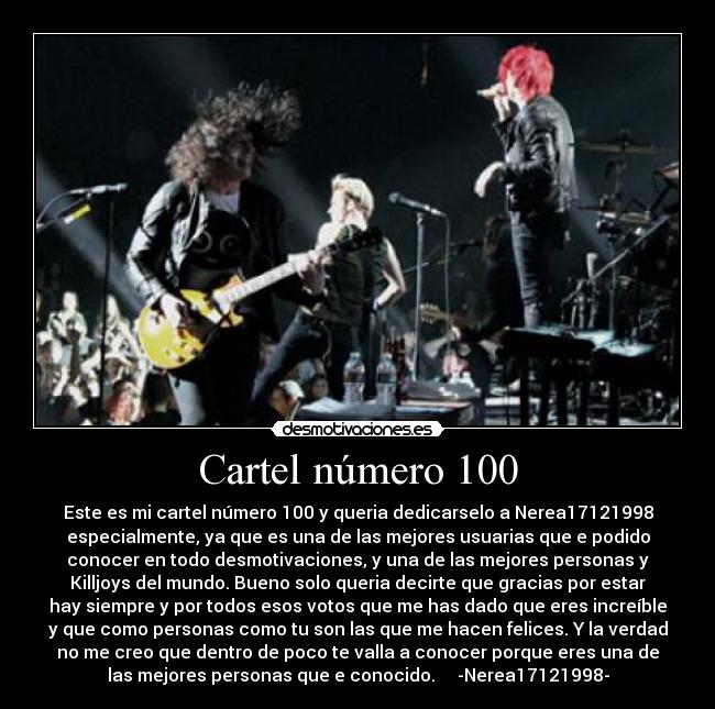 Cartel número 100 -