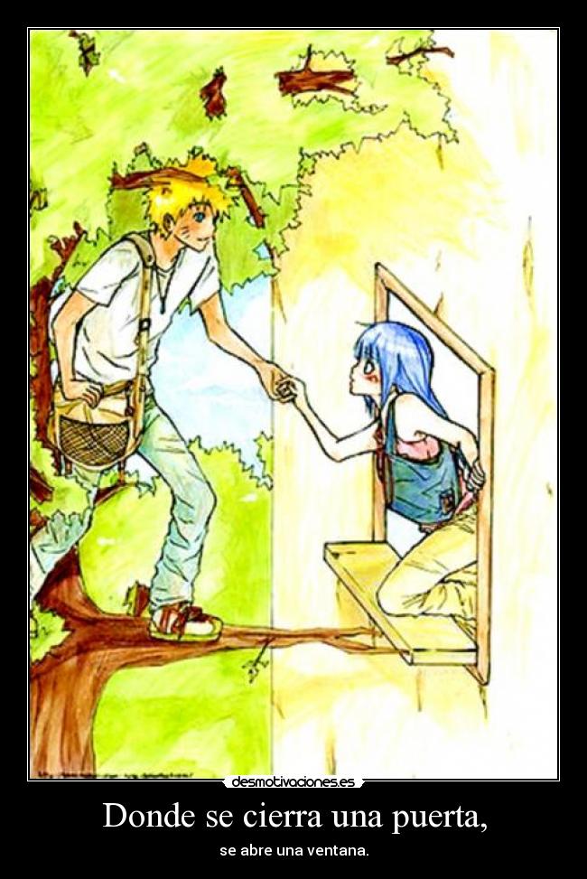 Donde se cierra una puerta, - 