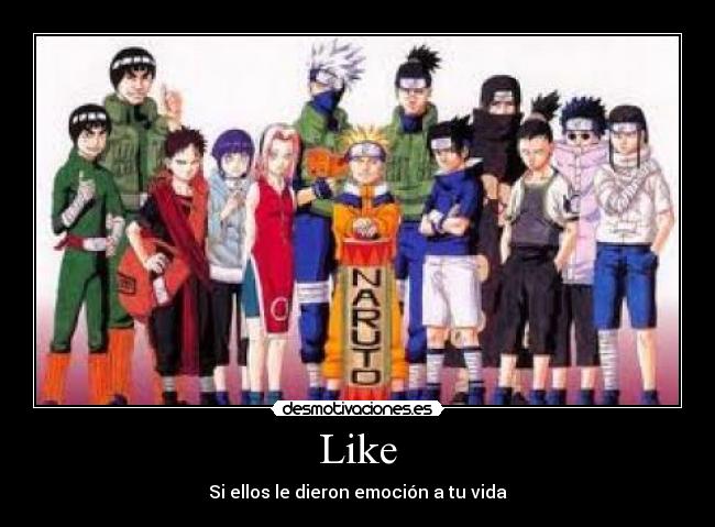 carteles naruto shipudent anime desmotivaciones