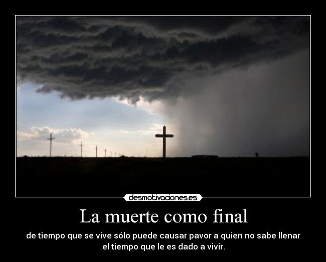 La muerte como final -
