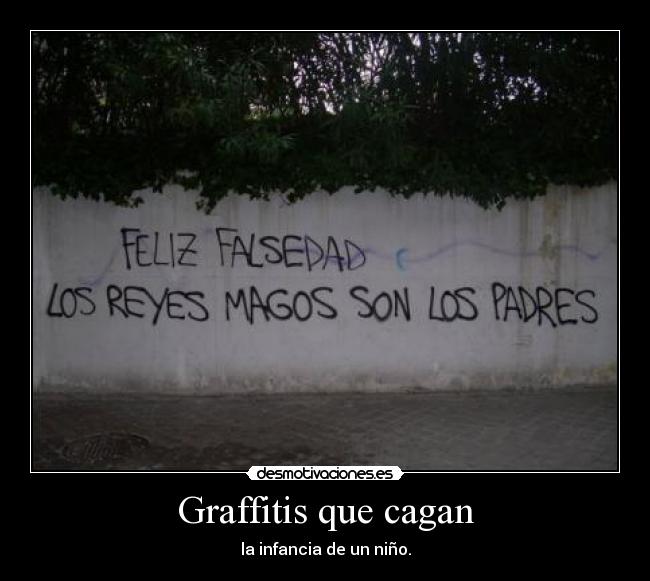 Graffitis que cagan -
