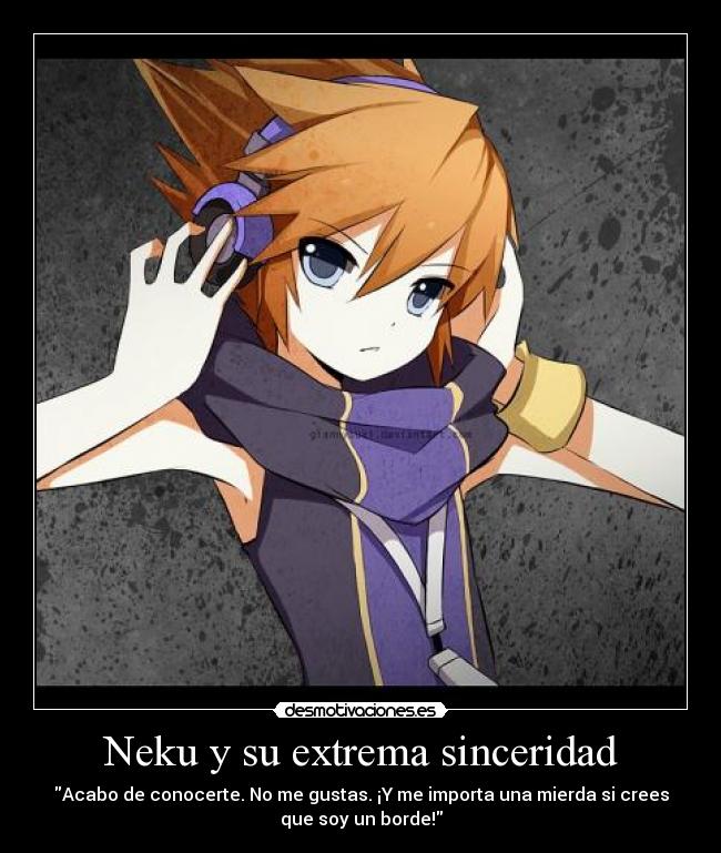 Neku y su extrema sinceridad - 