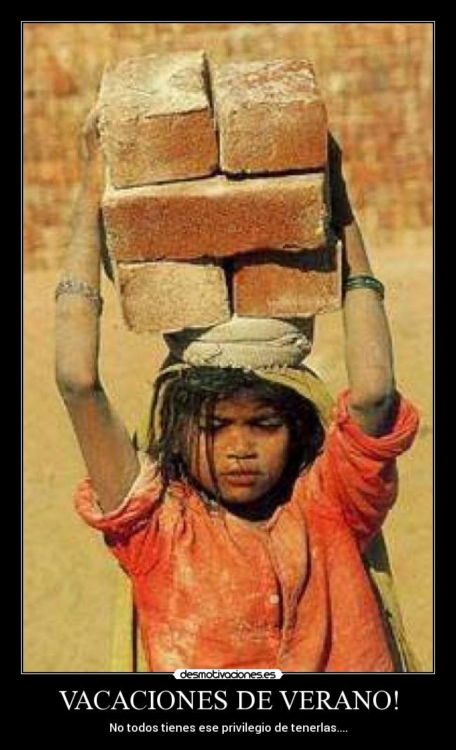 VACACIONES DE VERANO! - No todos tienes ese privilegio de tenerlas....