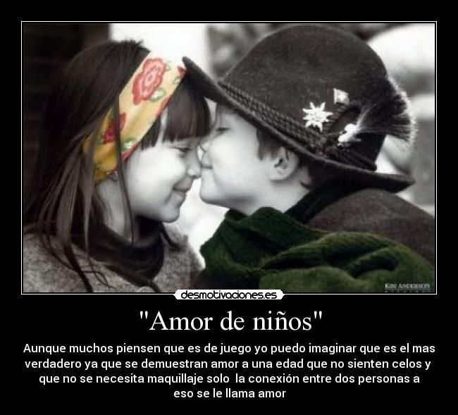Amor de niños -