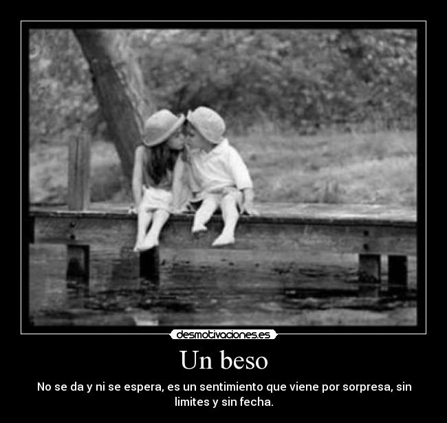 Un beso -