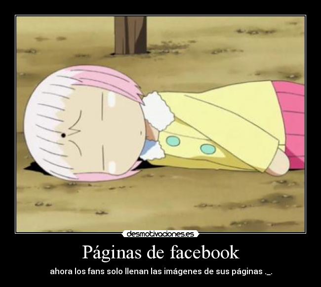 Páginas de facebook - ahora los fans solo llenan las imágenes de sus páginas ._.