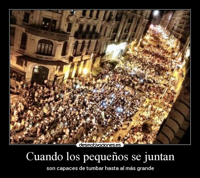 Cuando los pequeños se juntan -