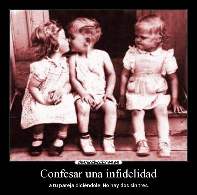 Confesar una infidelidad -