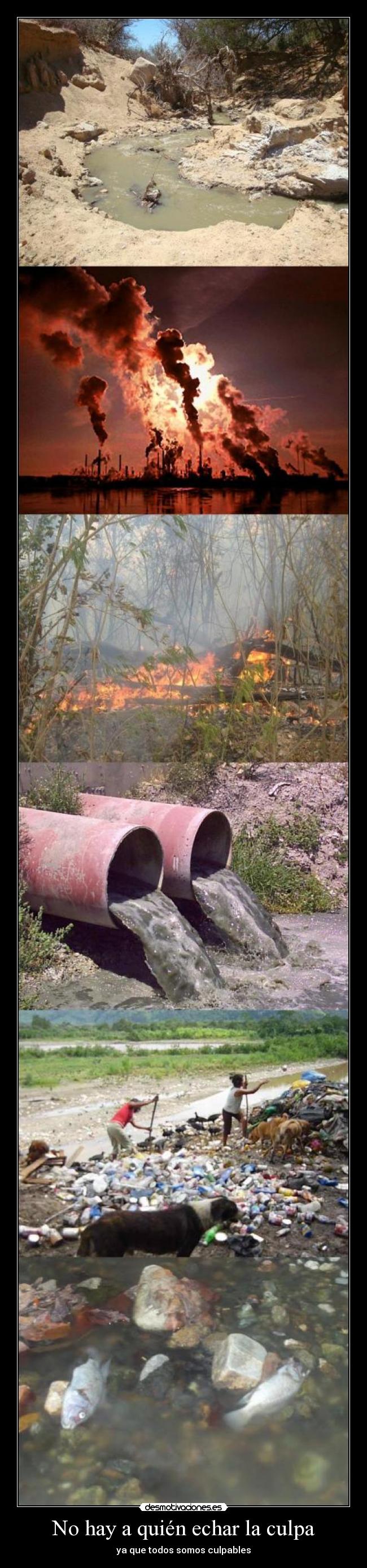 carteles dano medio ambiente desmotivaciones