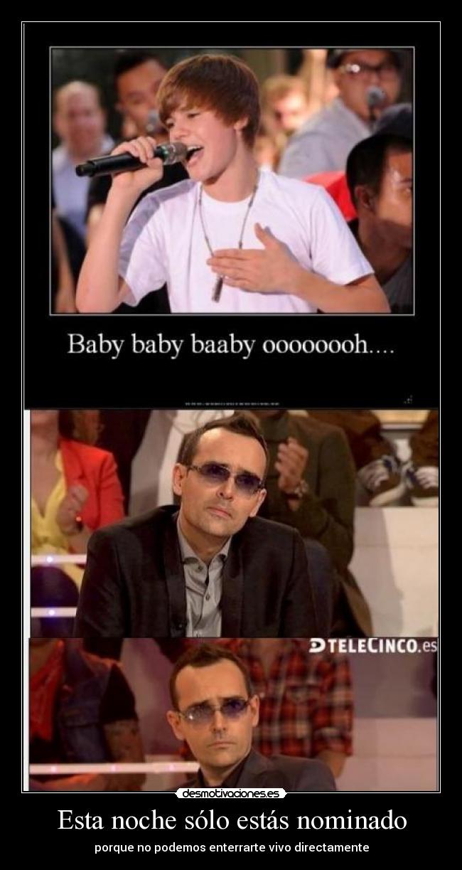 Esta noche sólo estás nominado -