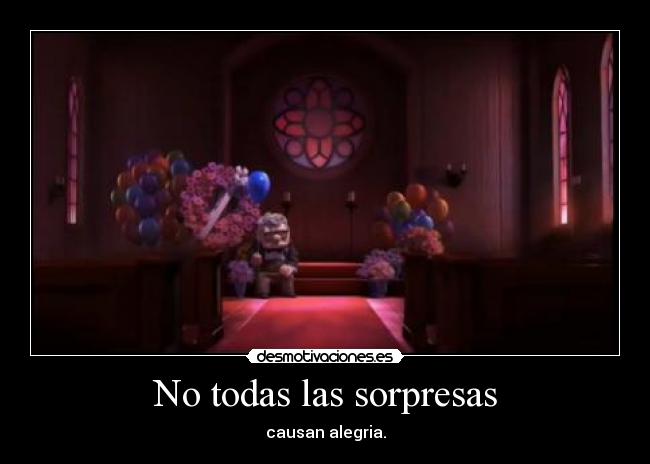 No todas las sorpresas -