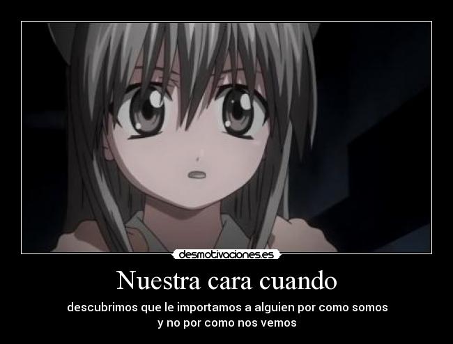 carteles anime elfen lied lucy desmotivaciones