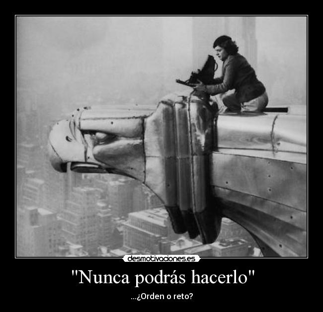 Nunca podrás hacerlo - 