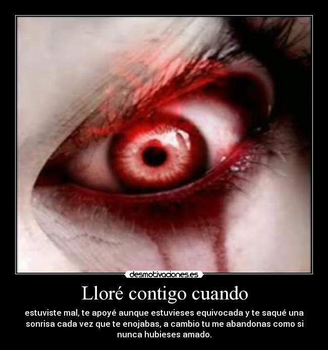 Lloré contigo cuando - 