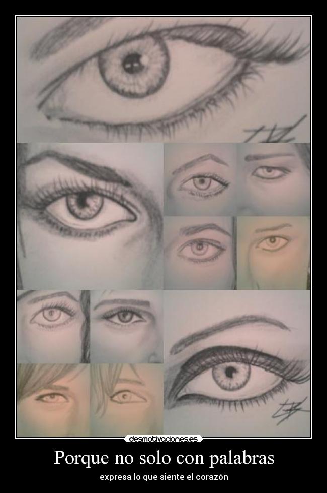 Porque no solo con palabras - expresa lo que siente el corazón