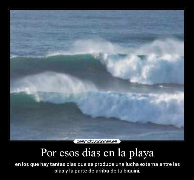Por esos dias en la playa -