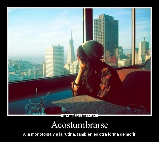 Acostumbrarse - 