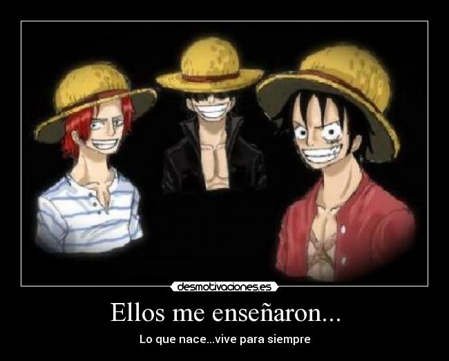 Ellos me enseñaron... - Lo que nace...vive para siempre