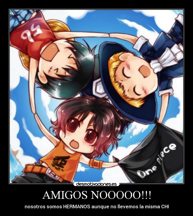 AMIGOS NOOOOO!!! -