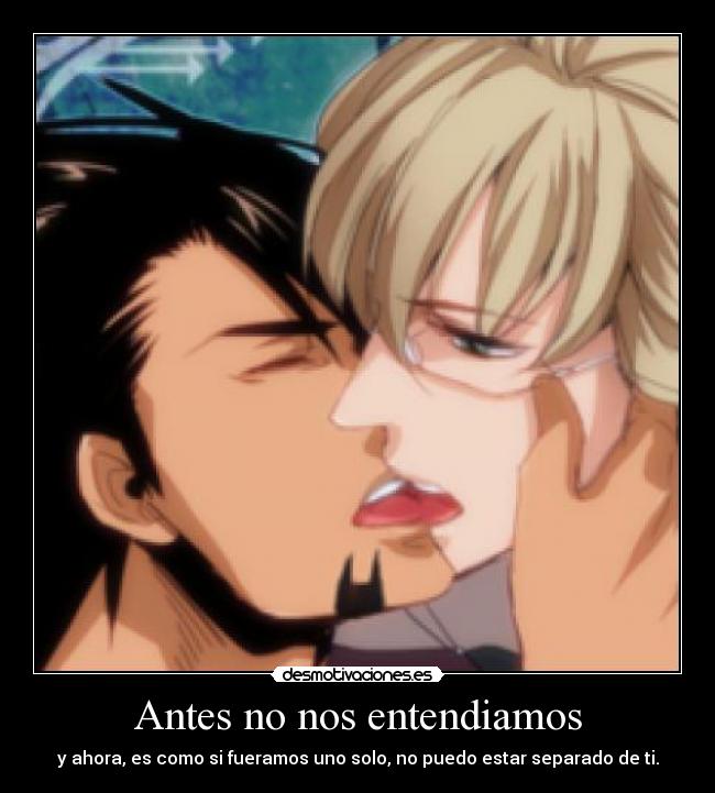 carteles yaoi tiger bunny desmotivaciones