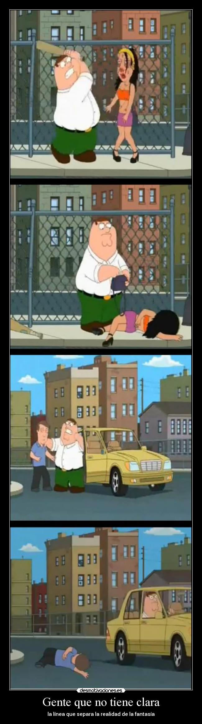 Gente que no tiene clara - la línea que separa la realidad de la fantasía