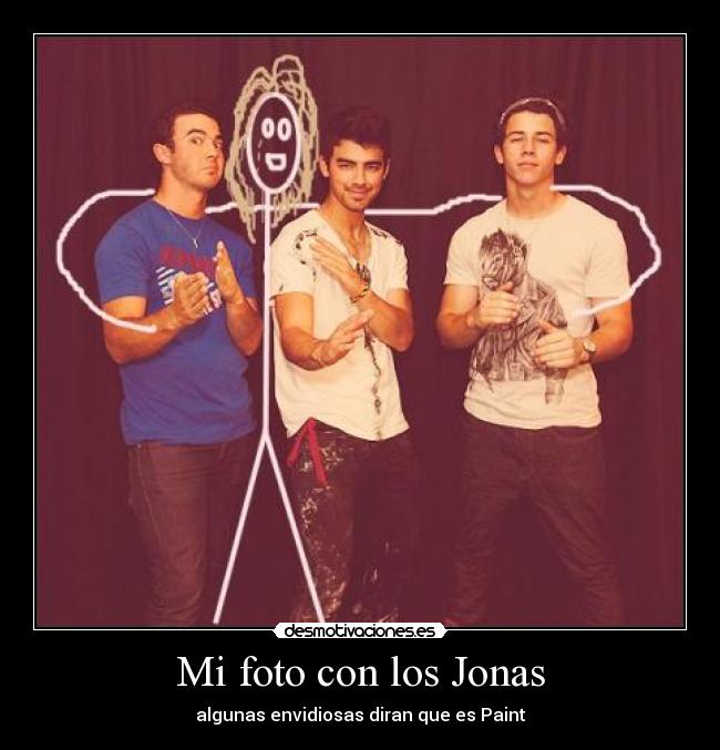 Mi foto con los Jonas -
