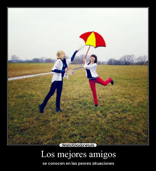 Los mejores amigos - se conocen en las peores situaciones